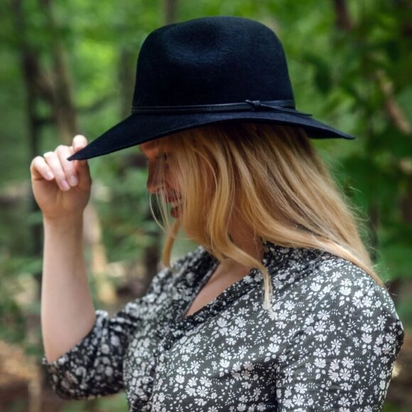 Pendleton Wool Black MARNI FEDORA S/M NWT - Picture 1 of 8